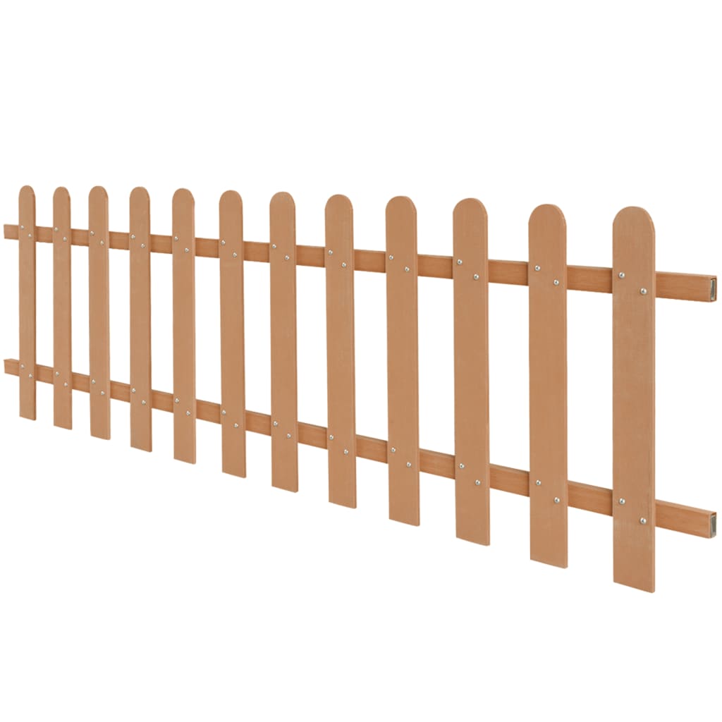 Picket fence WPC 200 x 60 cm