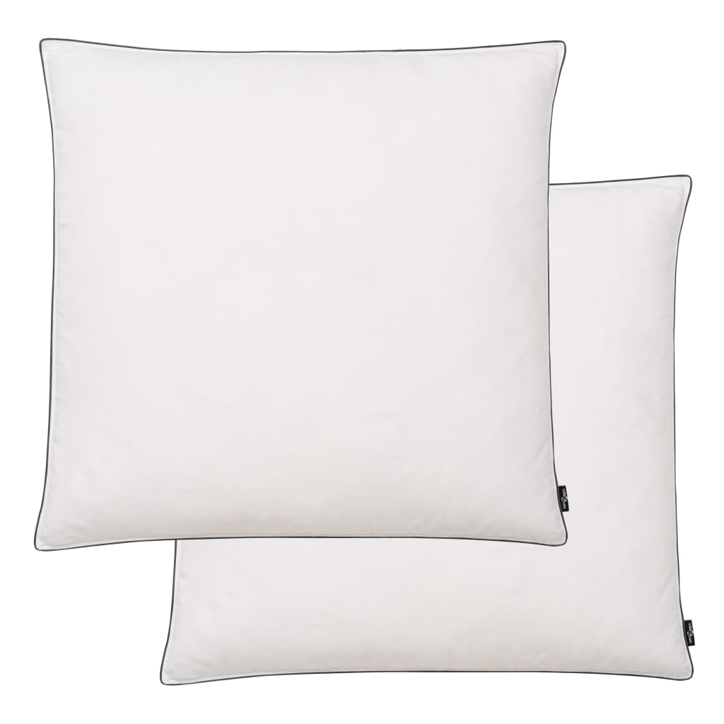 Pillow 2 pcs. Down/feather filling heavy 80x80 cm white