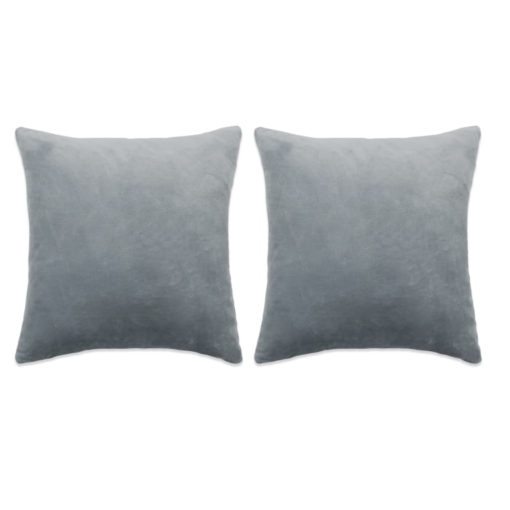 Cushion 2 pcs. Fabric 45x45 cm Gray