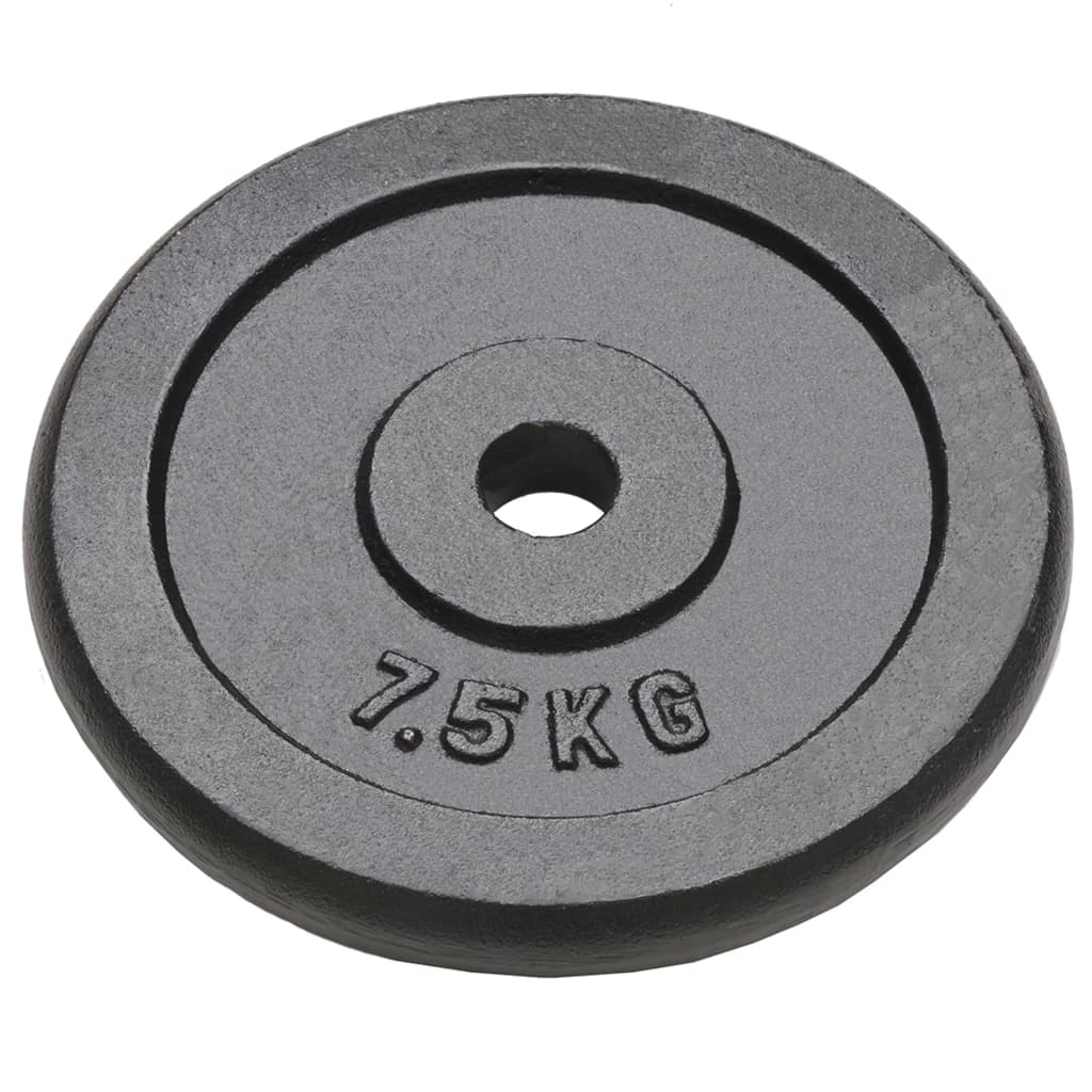 Weight plates 4 pieces 4x7.5 kg cast iron