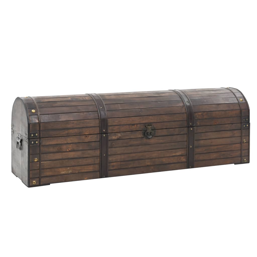 Storage chest solid wood vintage style 120 x 30 x 40 cm