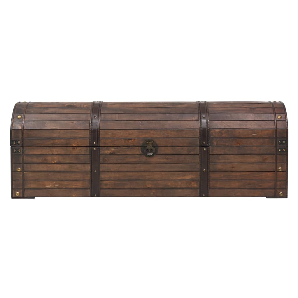 Storage chest solid wood vintage style 120 x 30 x 40 cm