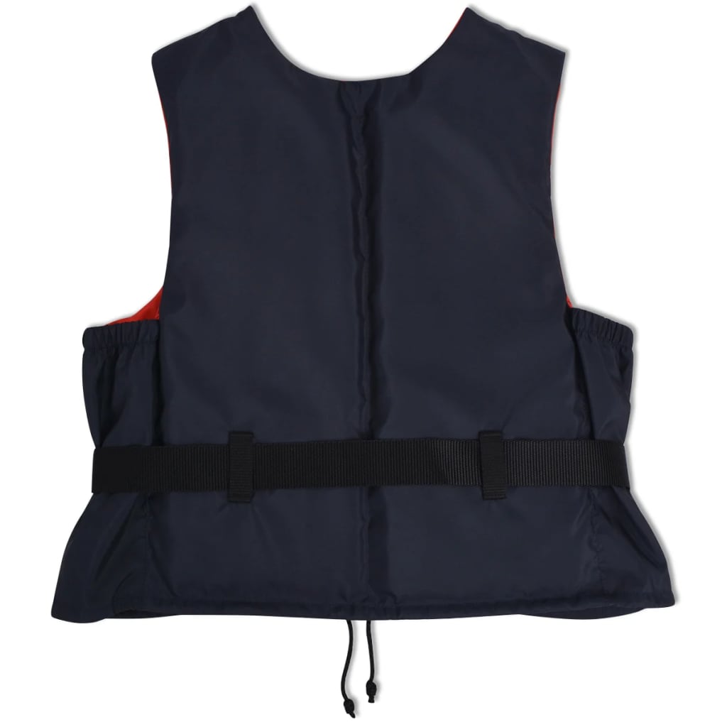Life jackets 4 pieces 50 N 70-90 kg navy blue