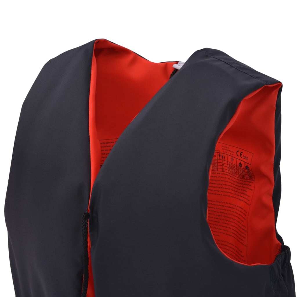 Life jackets 4 pieces 50 N 70-90 kg navy blue