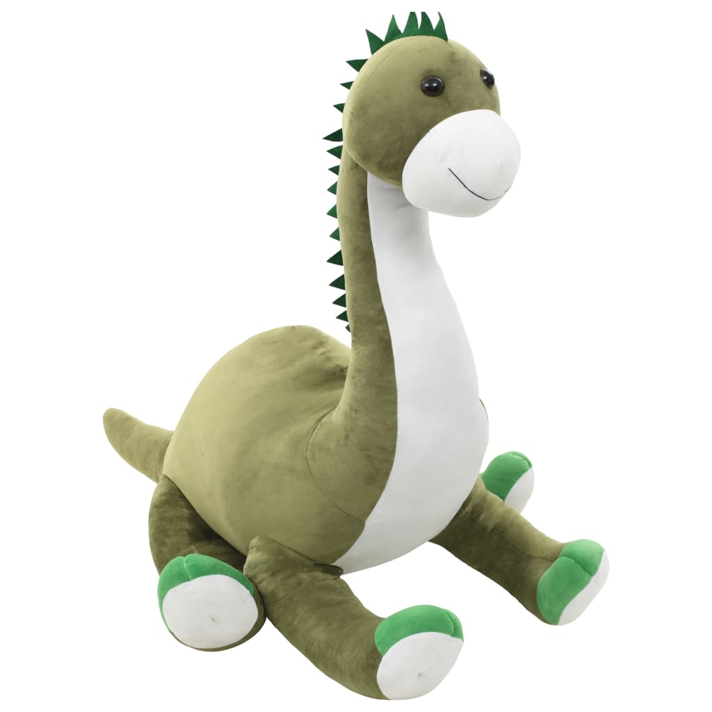 Dino cuddly toy Brontosaurus plush green