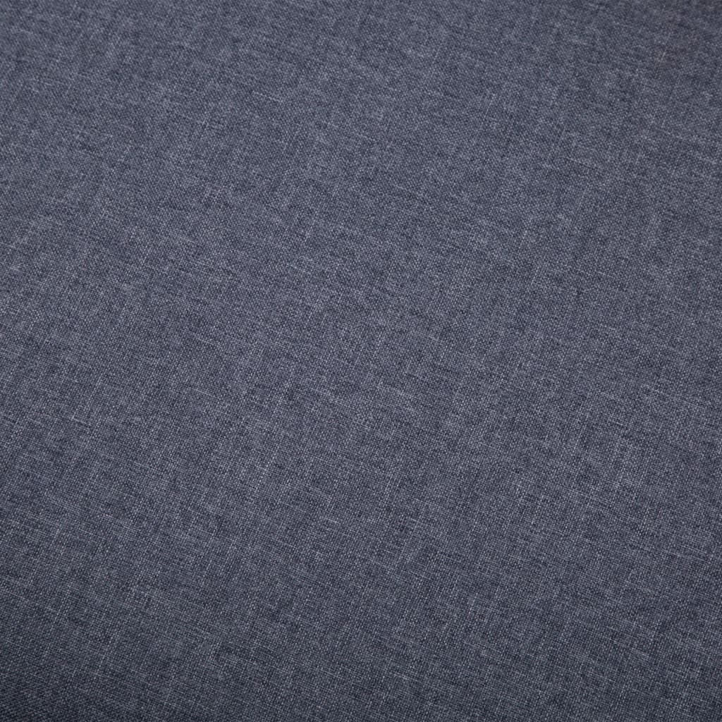 Stool fabric cover 73 x 43 x 42 cm dark gray