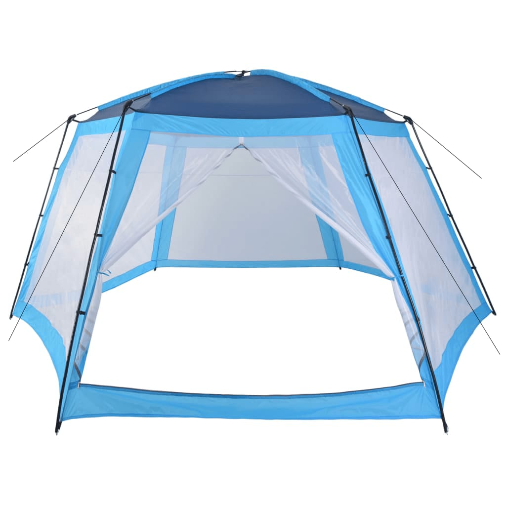 Pool tent fabric 590x520x250 m blue