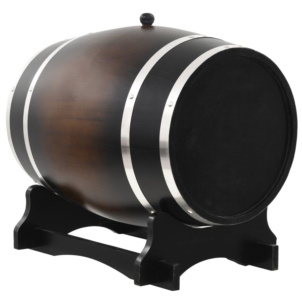 Wine barrel with tap solid pine wood 35 L