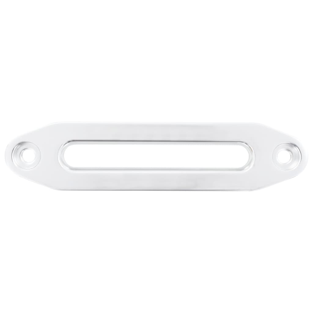 Roller cable window silver 254 mm aluminum for winch