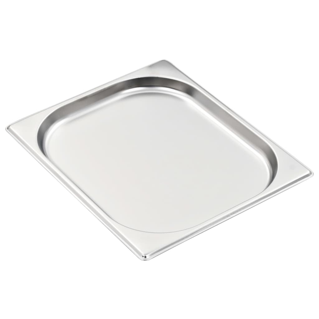 Gastronorm containers 8 pieces GN 1/2 20 mm stainless steel