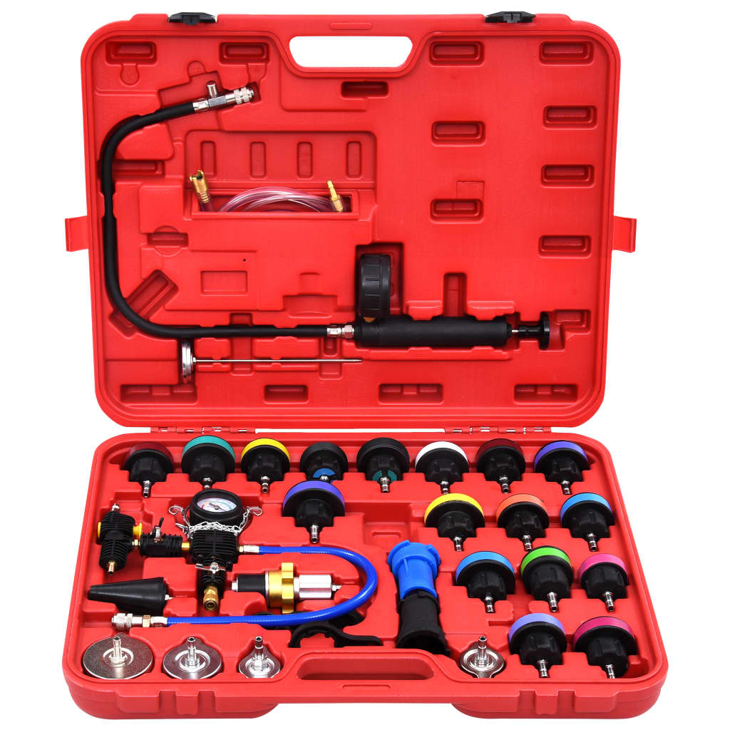 28 pieces Pressure tester for cooling system &amp; radiator cap