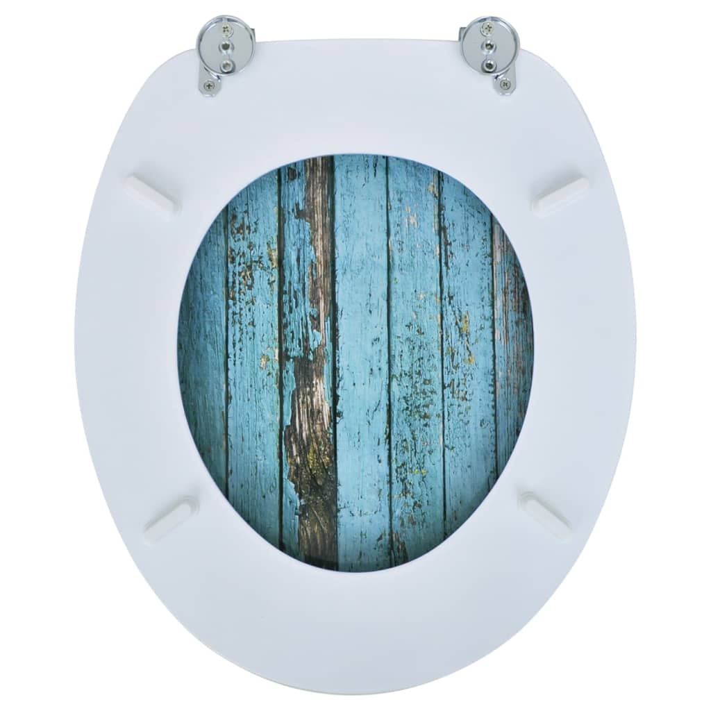 Toilet seats with lids 2 pieces. MDF reclaimed wood