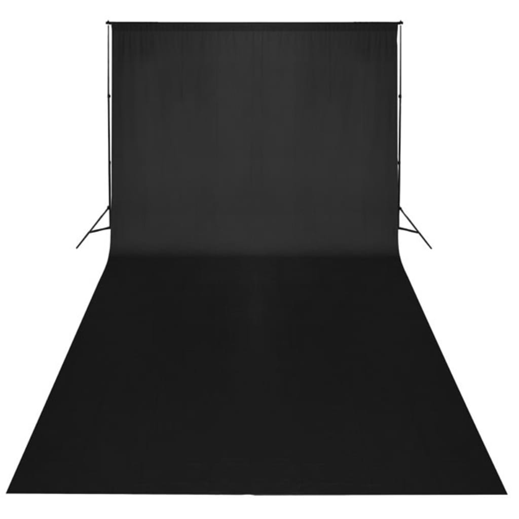 Photo background cotton black 600 x 300 cm