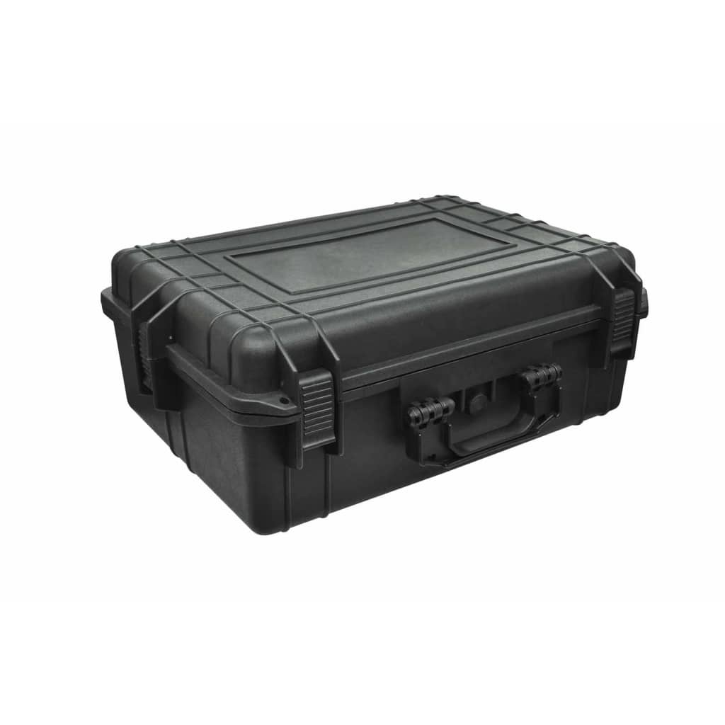 Transport case black with foam 35 L capacity