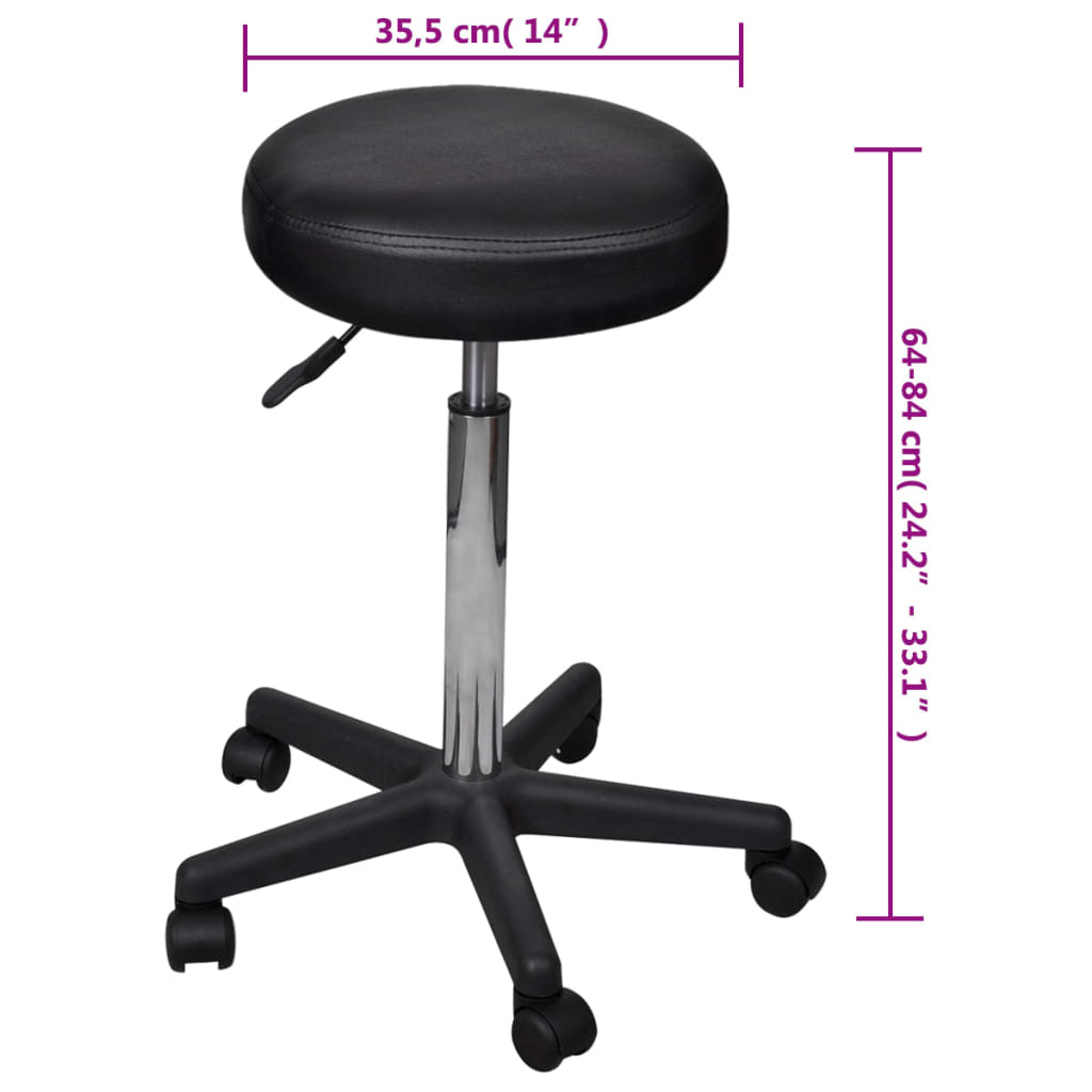Office stool black