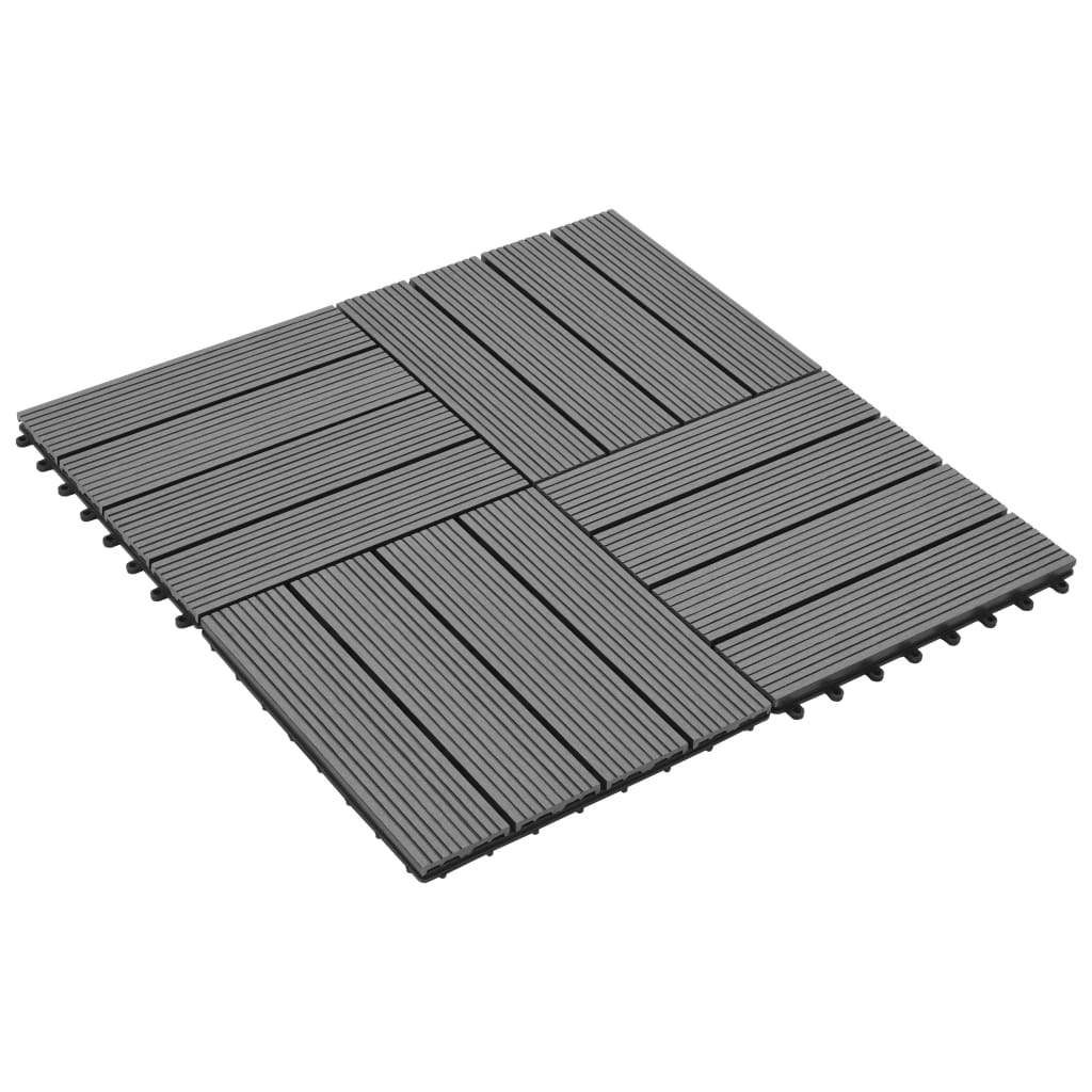 WPC wood patio tile floor tile