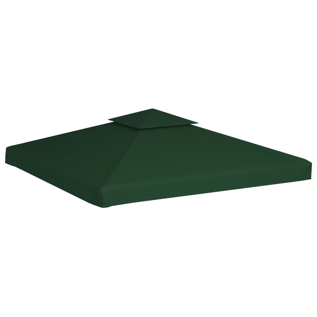 Gazebo replacement roof 310 g/m² green 3x3 m