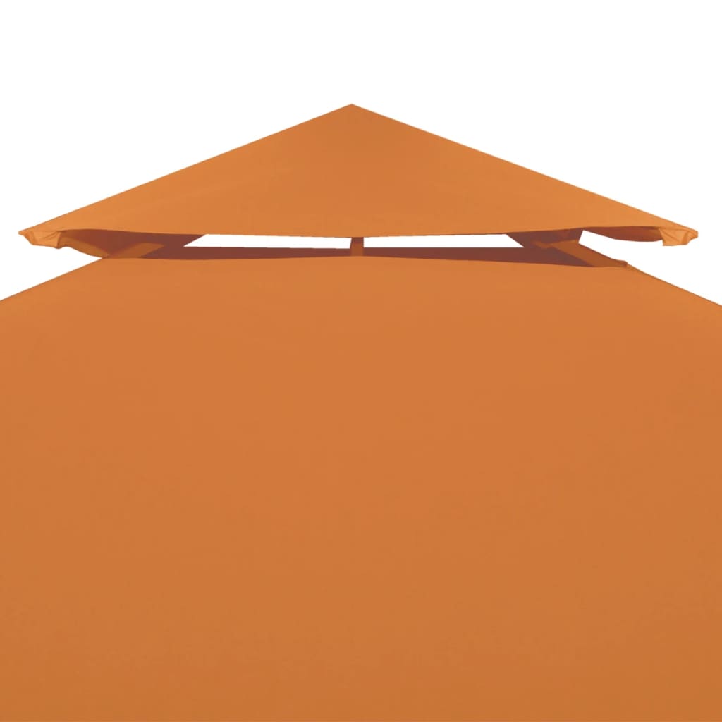 Pavillon-Ersatzdach 310 g/m² Orange 3x3 m