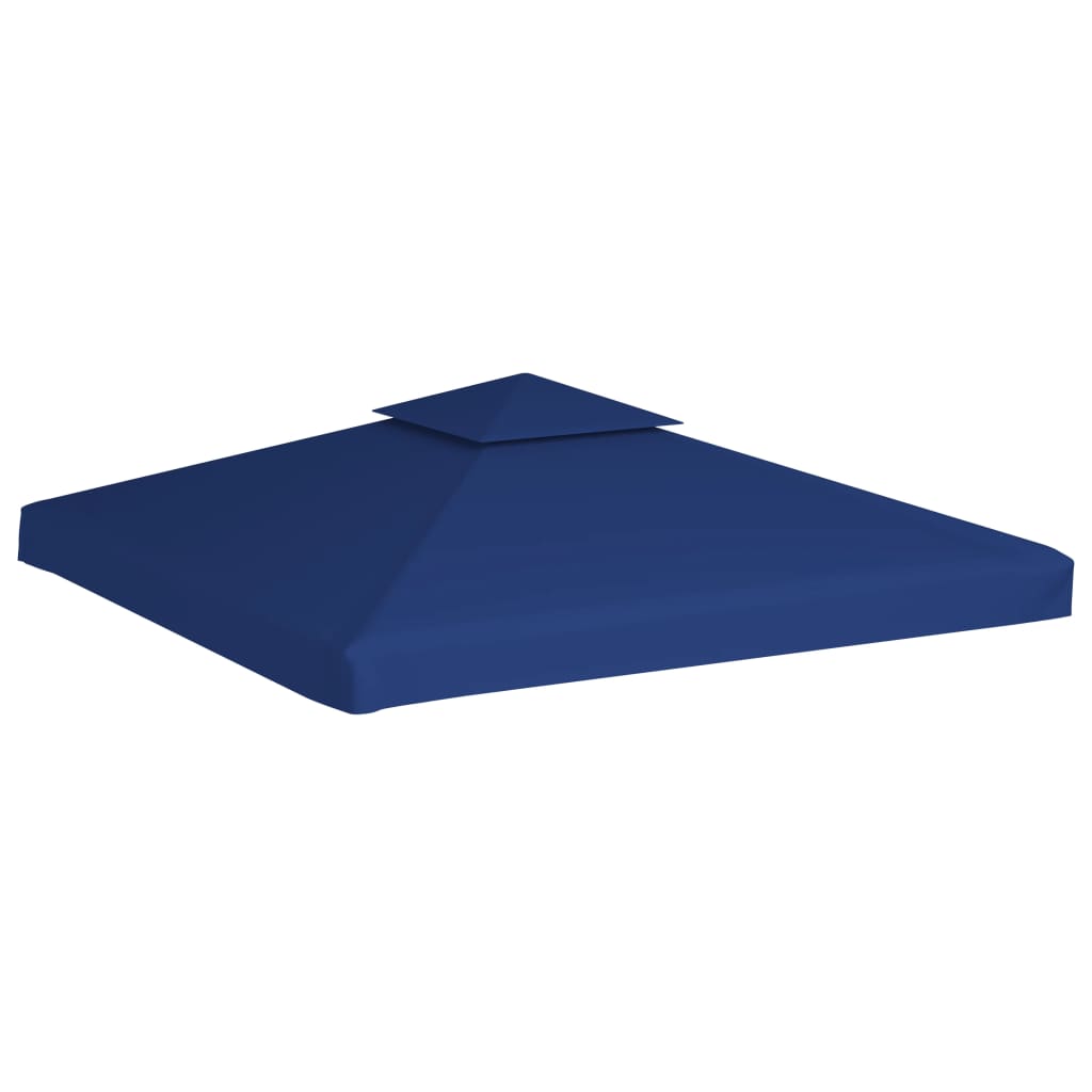 Gazebo replacement roof 310 g/m² dark blue 3x3 m