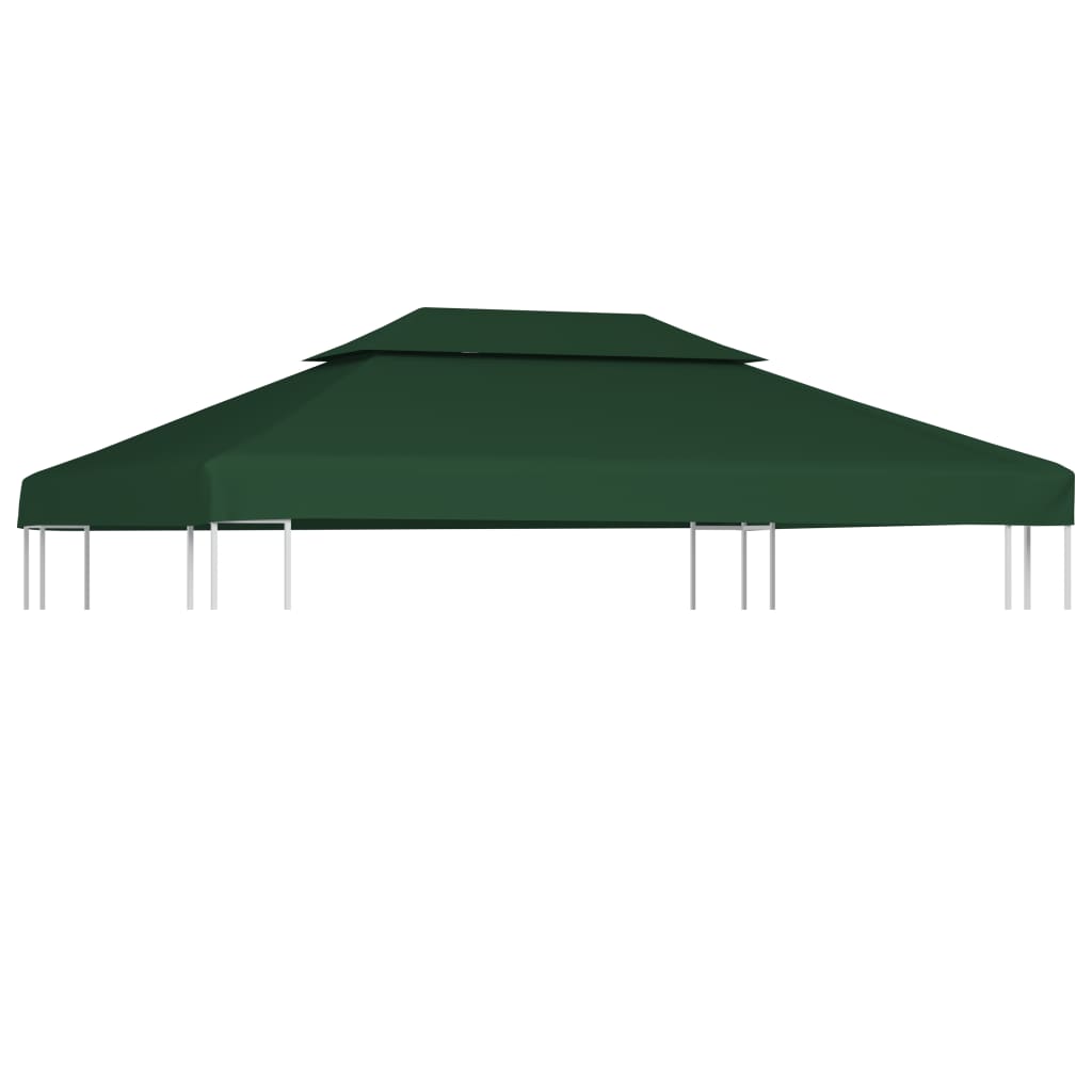 Pavilion roof tarpaulin replacement roof 310 g/m² green 3x4 m