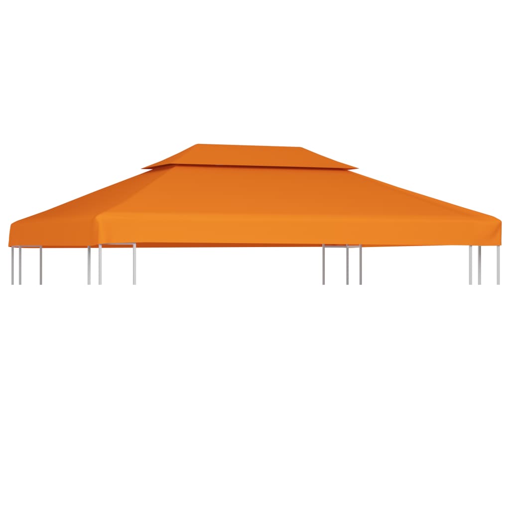 Gazebo replacement roof 310 g/m² orange 3x4 m