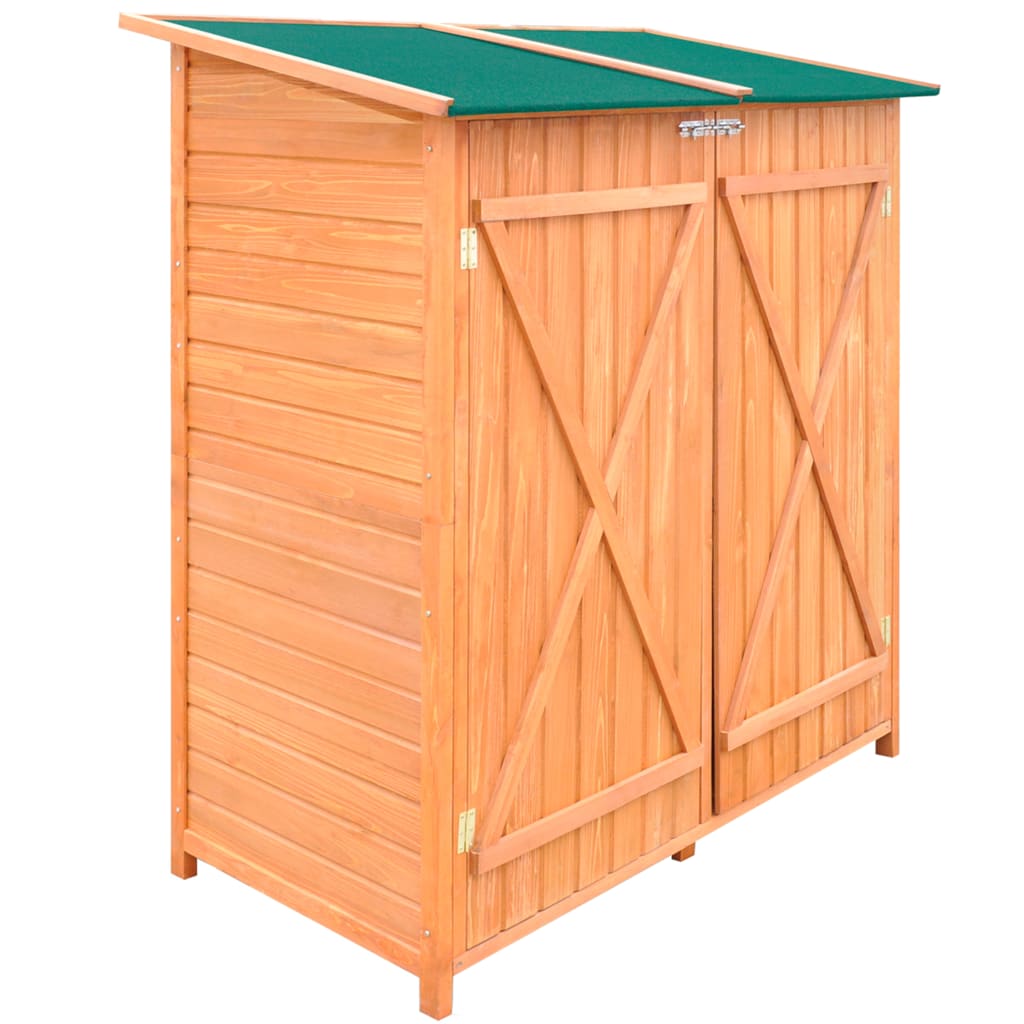 Large wooden tool shed