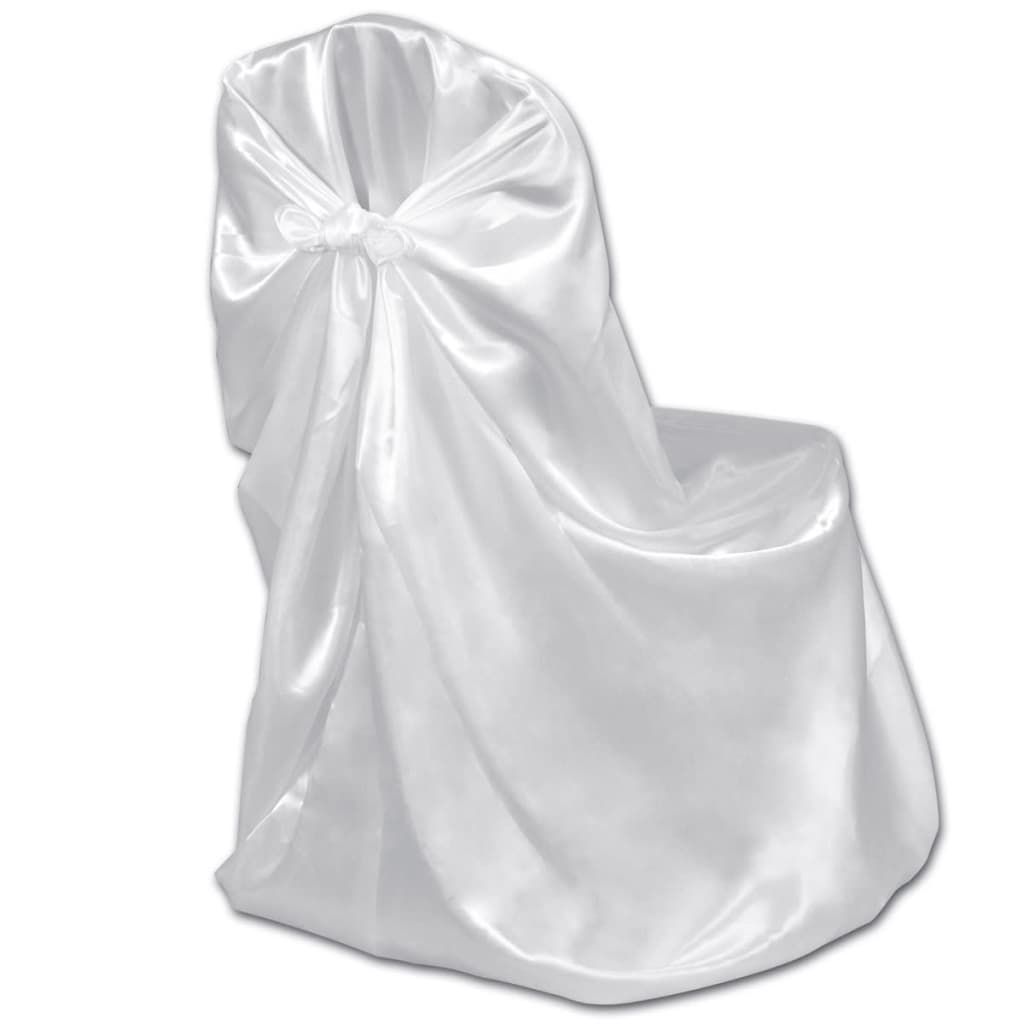 6 x chair covers for wedding banquet white