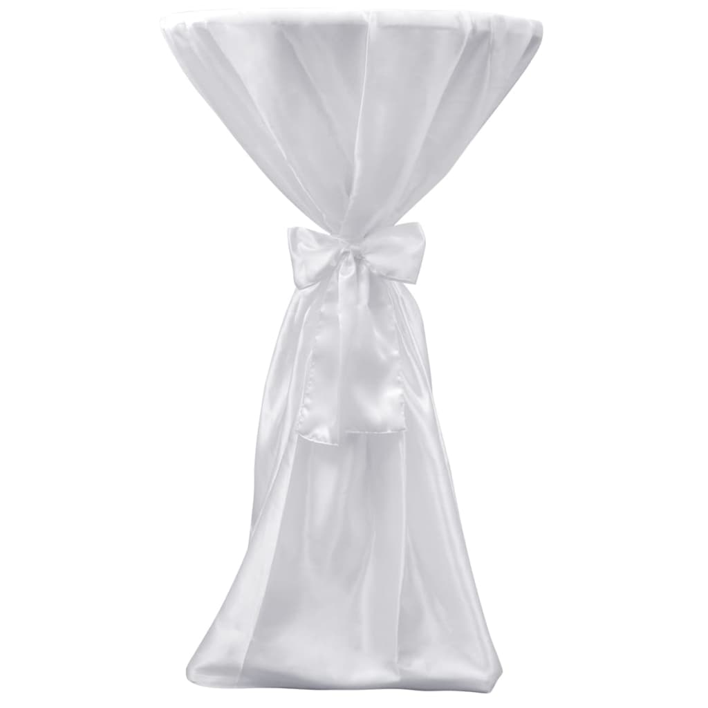 2 x table cover bar table cover white 70 cm