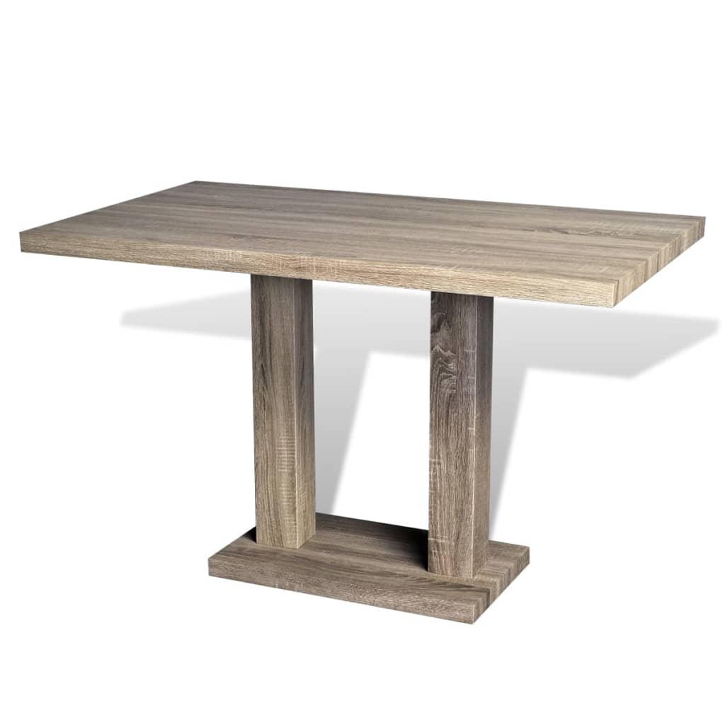 Dining table MDF oak look