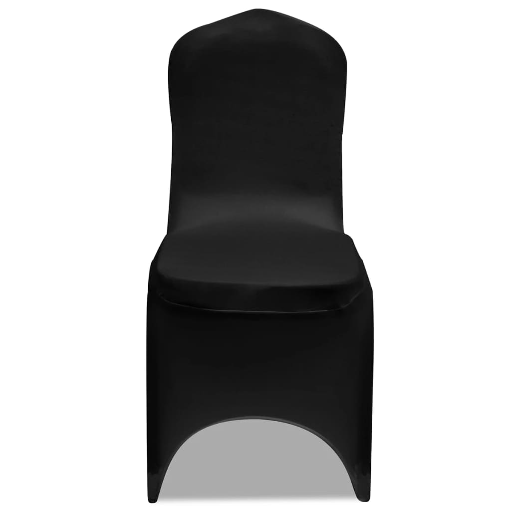 50 x chair covers stretch covers black