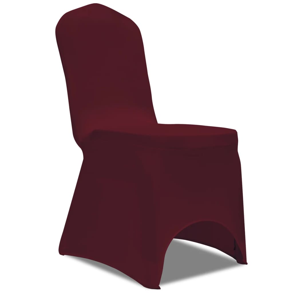 50 x chair covers stretch covers Bordeaux
