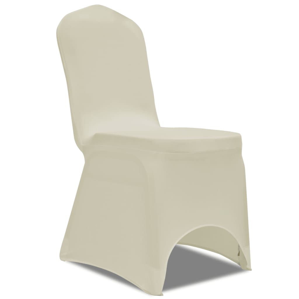 50 x chair covers stretch covers cream colored