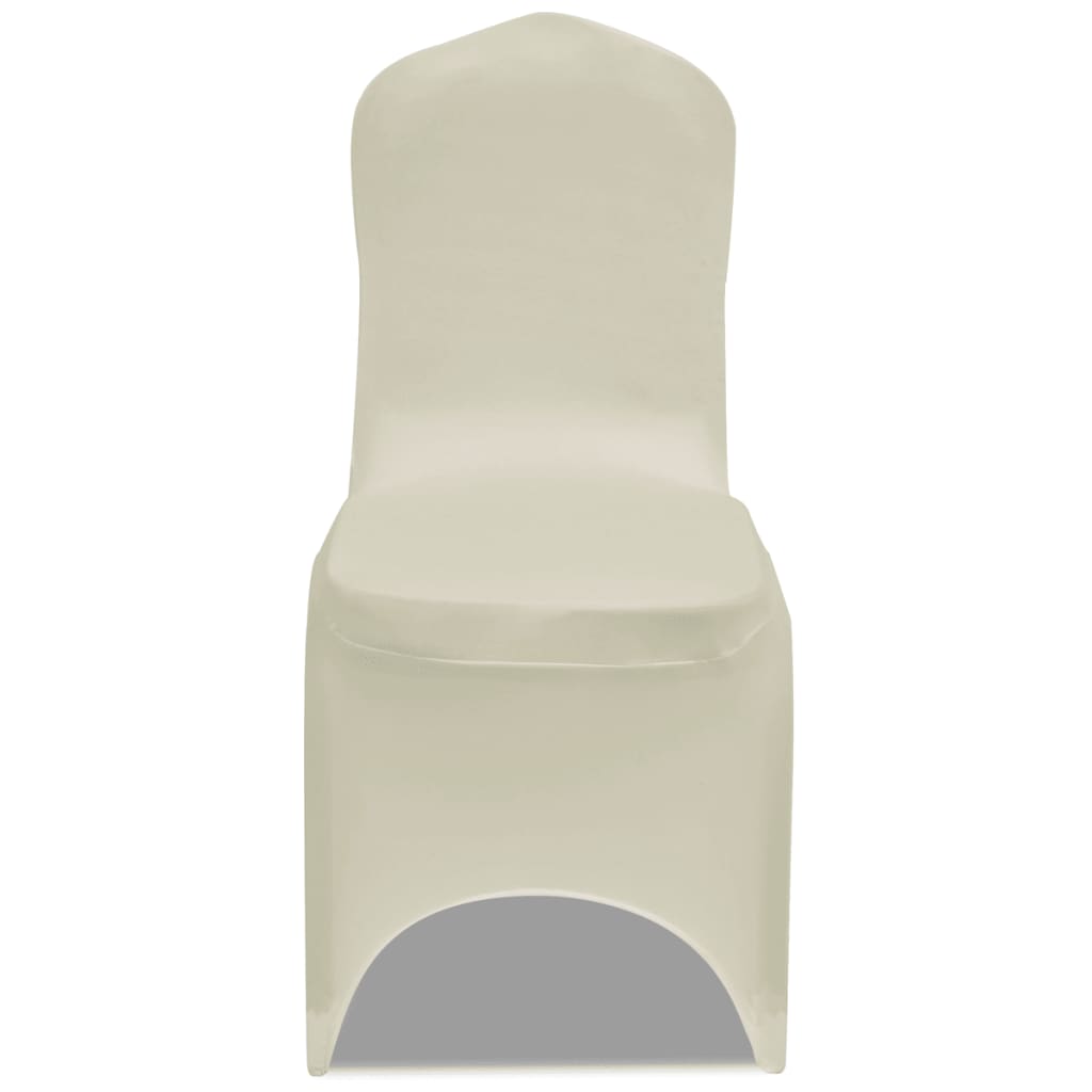 50 x chair covers stretch covers cream colored