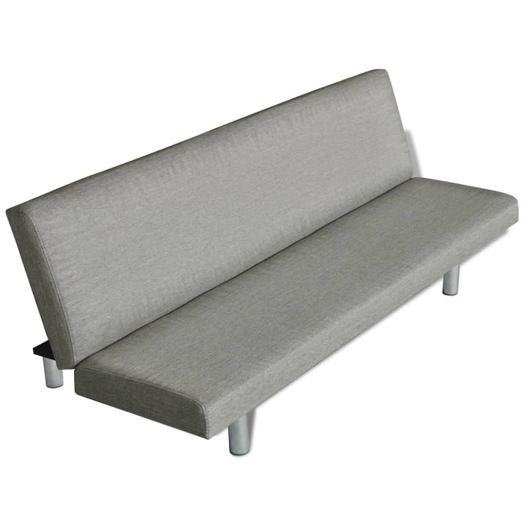 Sofa bed gray polyester