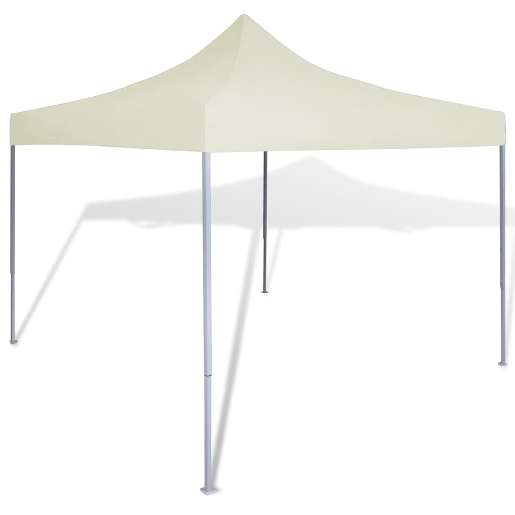 Party tent canopy foldable 3 x 3 m cream white