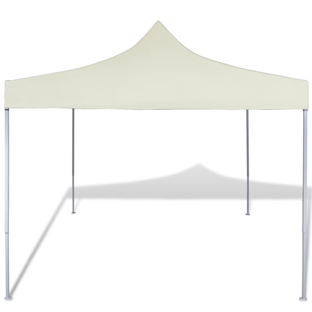 Party tent canopy foldable 3 x 3 m cream white