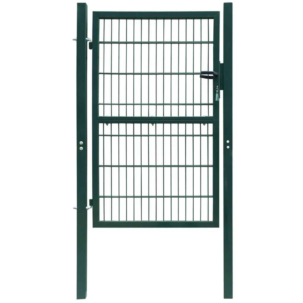 2D fence gate (single gate) green 106x170 cm