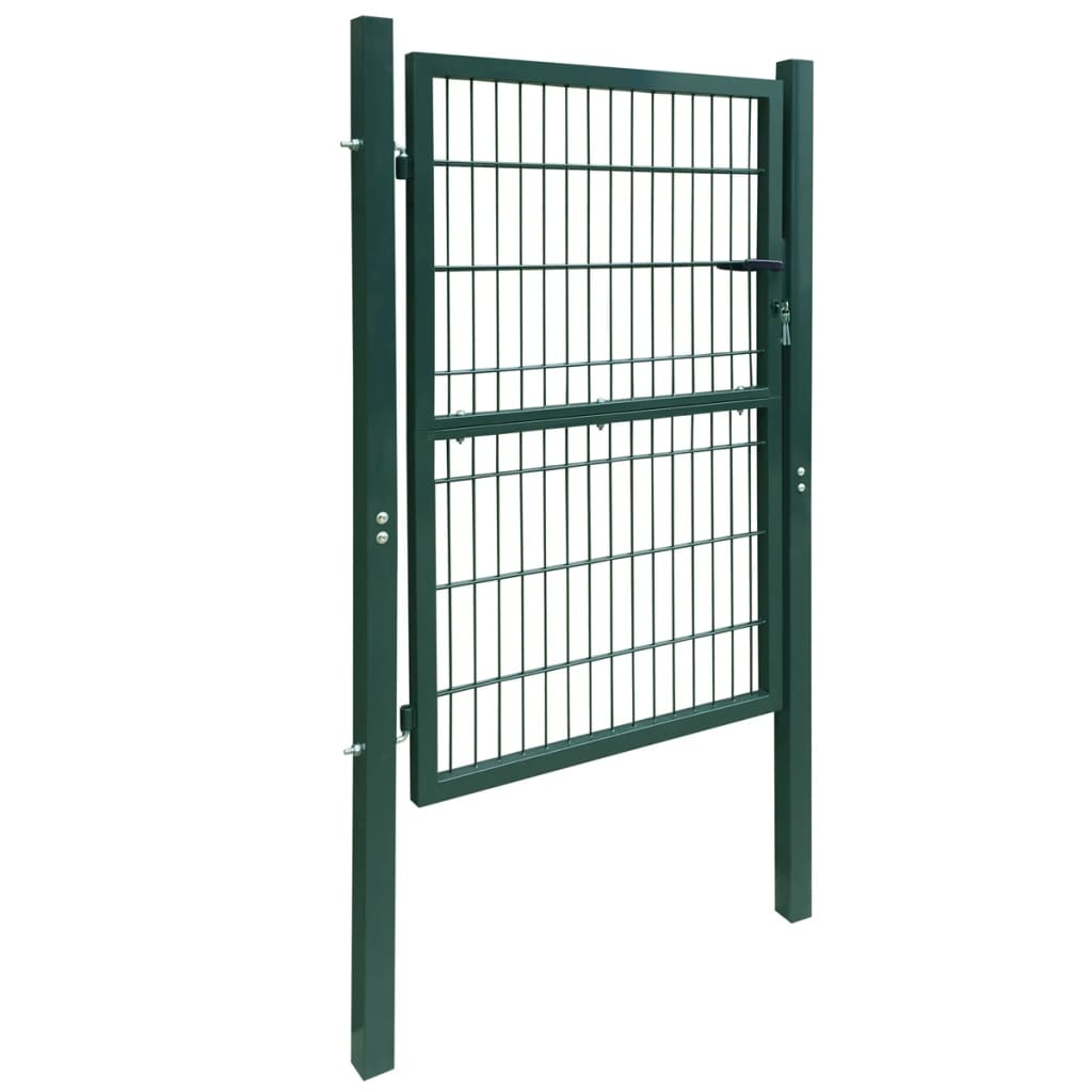 2D fence gate (single gate) green 106x170 cm