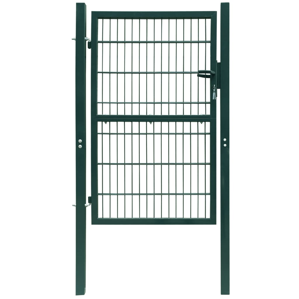 2D fence gate (single gate) green 106x190 cm