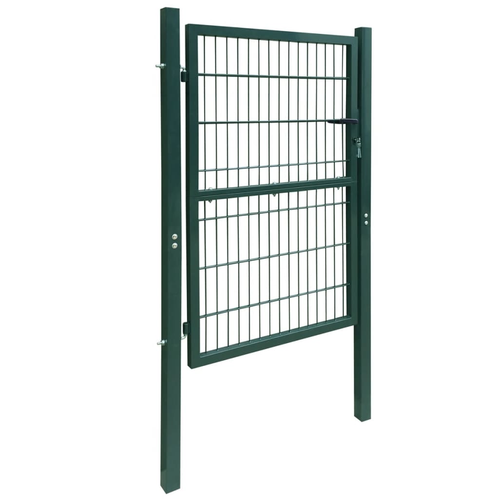 2D fence gate (single gate) green 106x190 cm