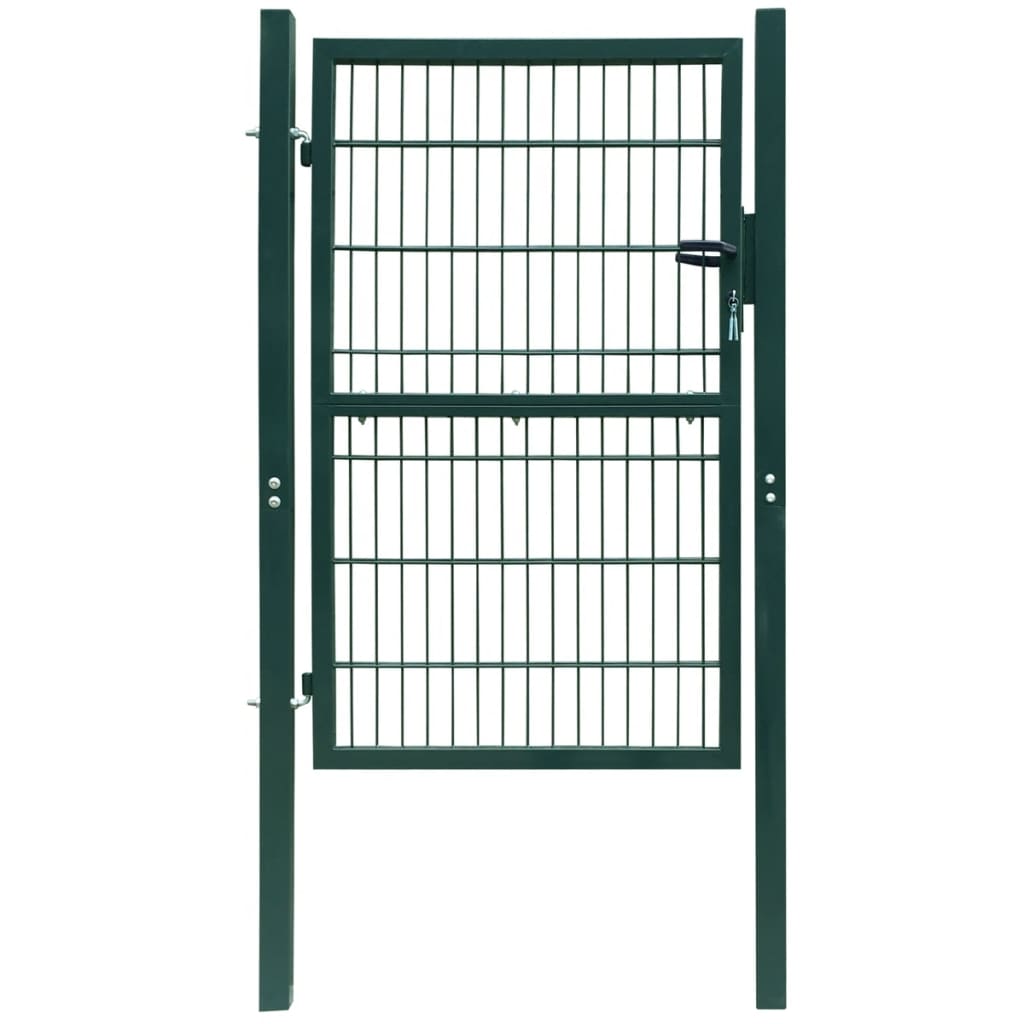 2D fence gate (single gate) green 106x210 cm