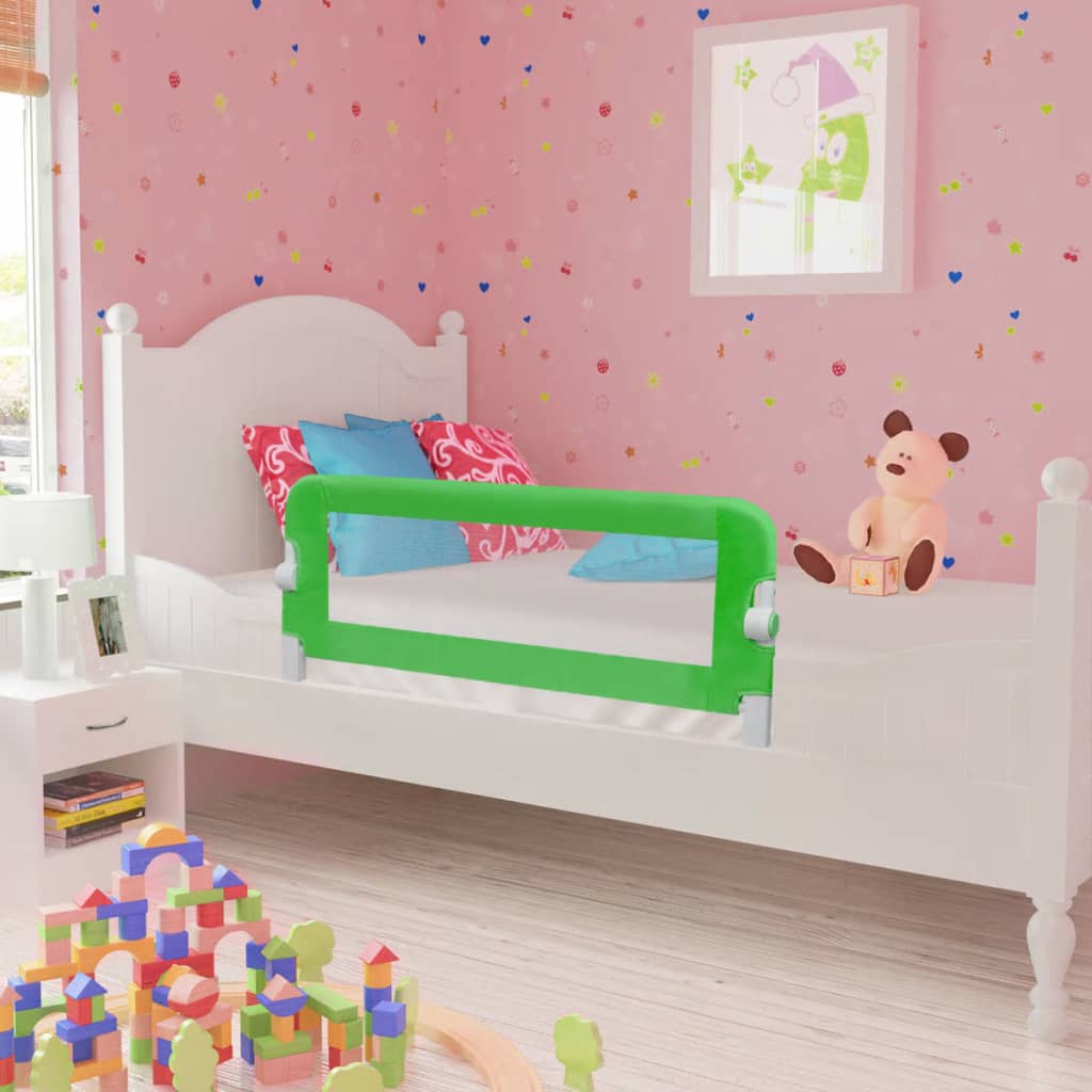 Toddler Safety Bed Rail 102x42 cm Green
