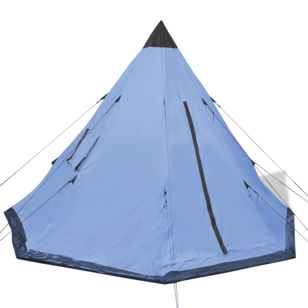 4 person tent blue