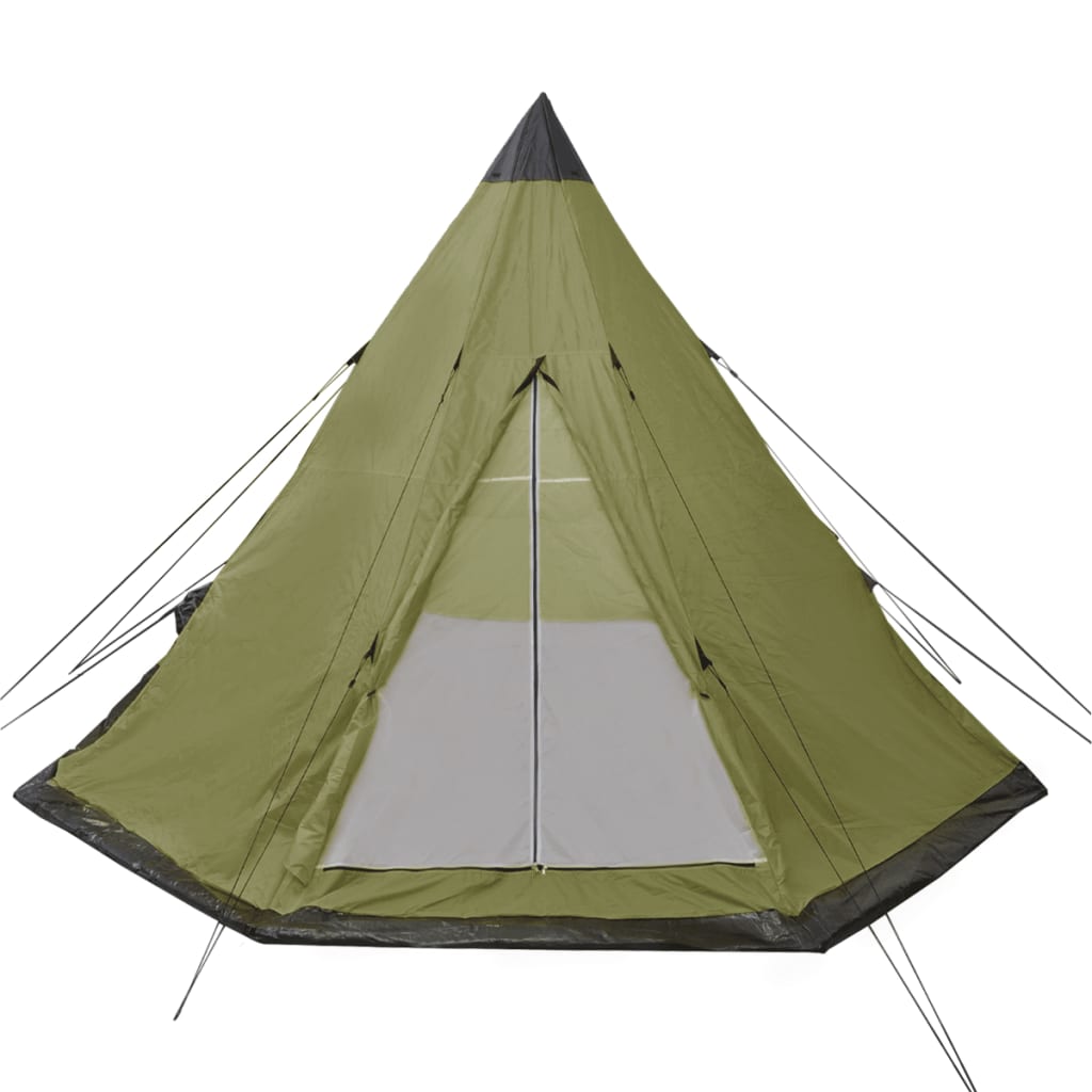 4 person tent green