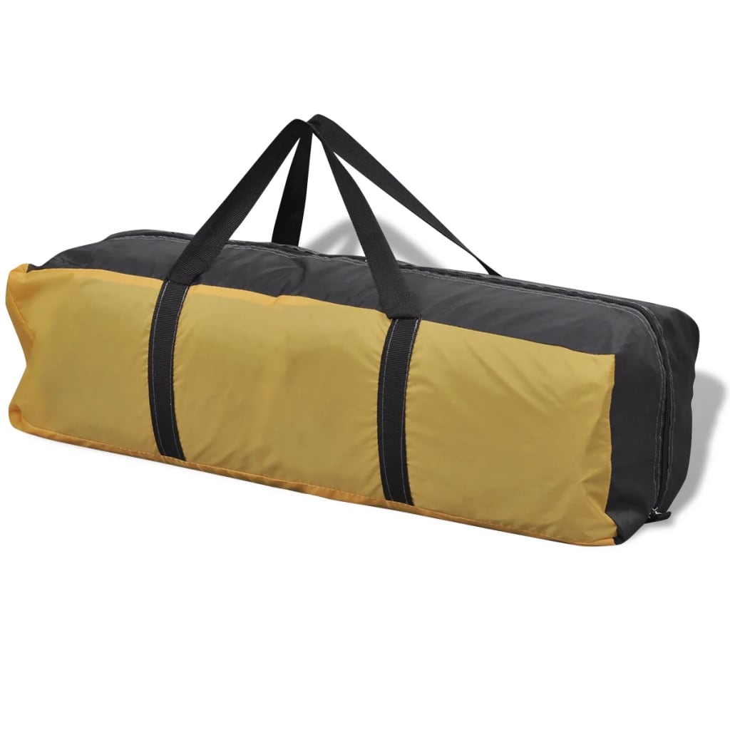 4 person tent yellow