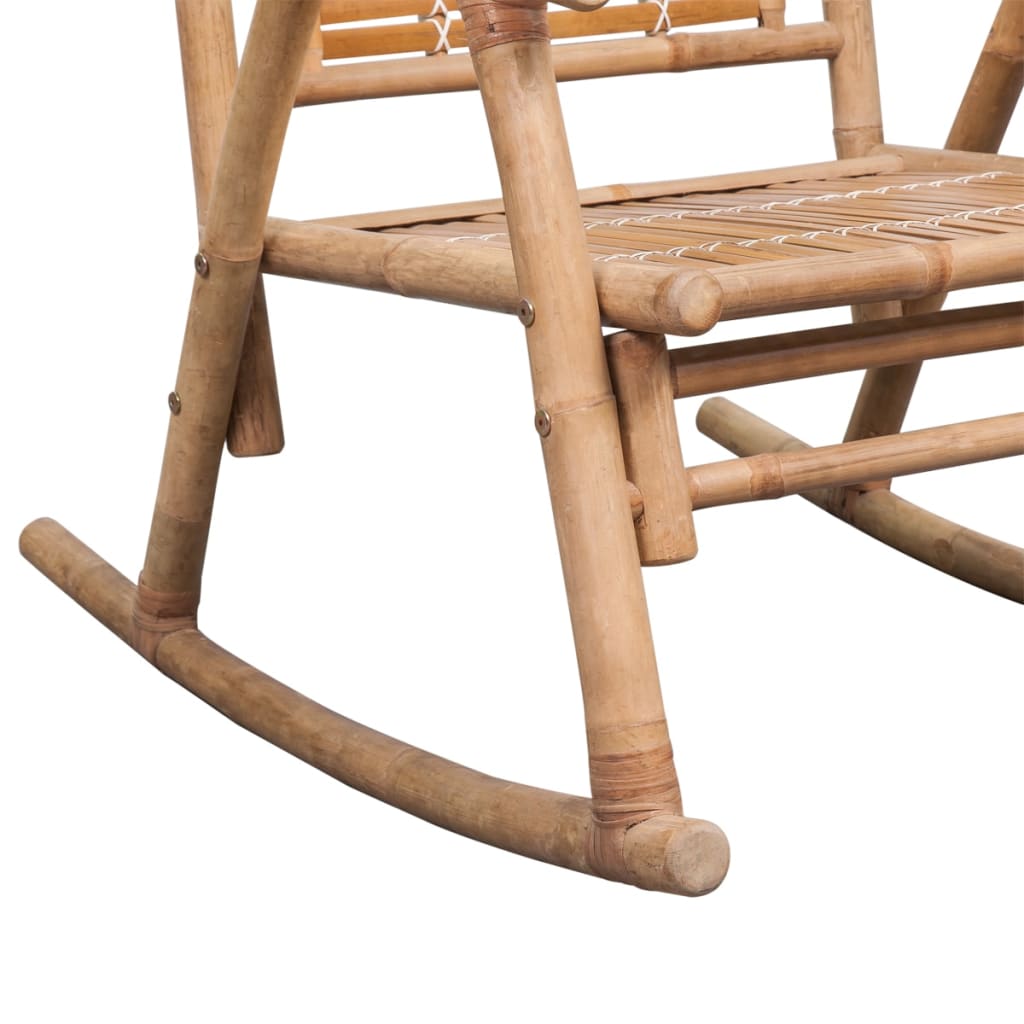 Bamboo rocking chair