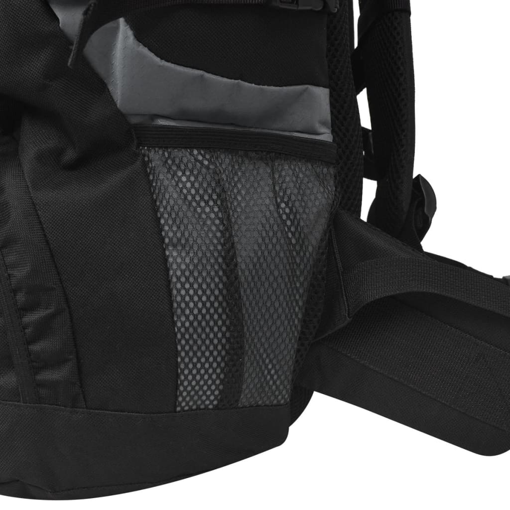 Hiking backpack XXL 75 L black and gray