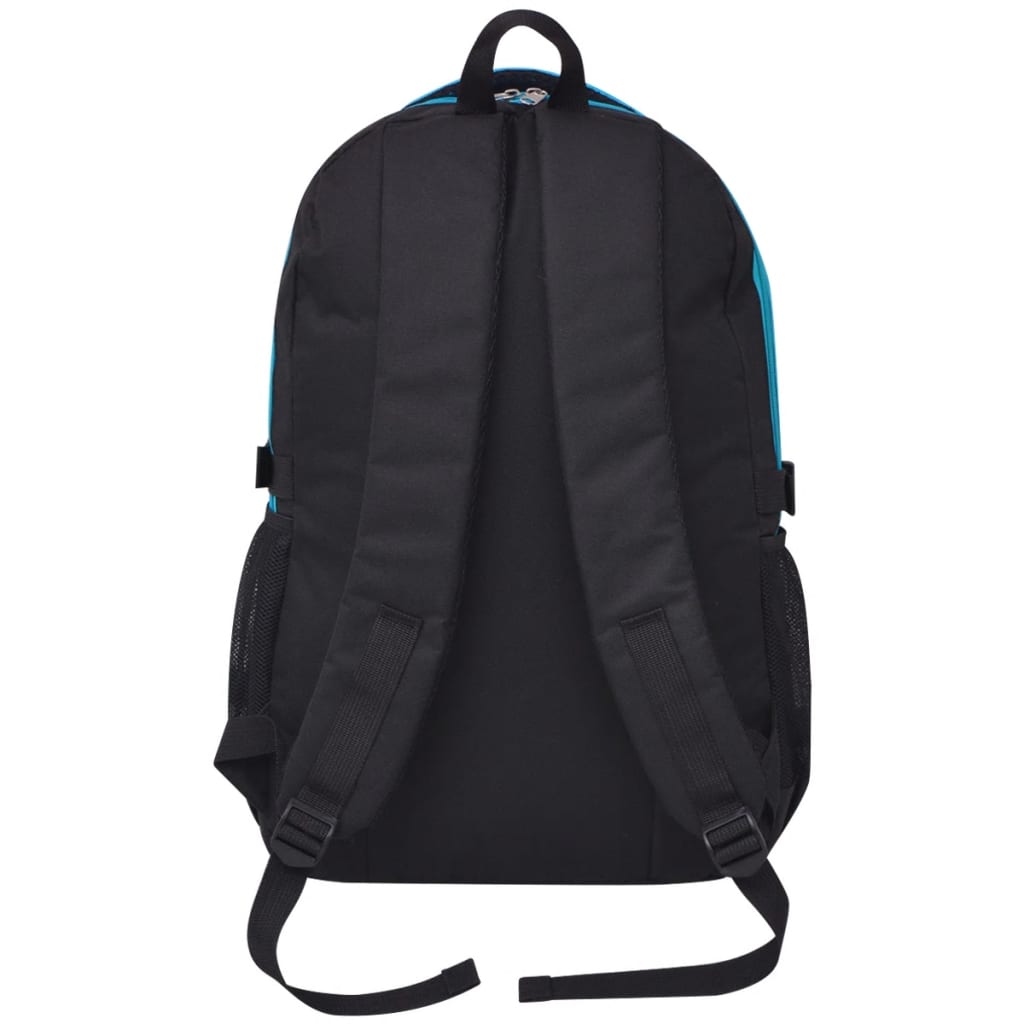 School backpack 40 L black and blue