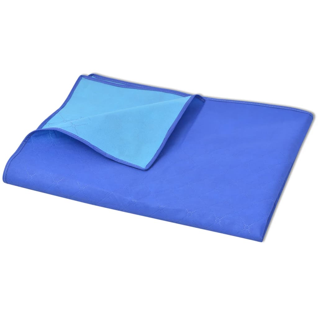 Picnic blanket blue and light blue 150x200 cm