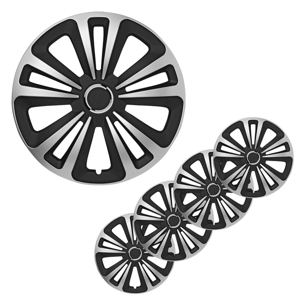 ProPlus Wheel Covers Terra 4 pcs. Silver and Black 14"